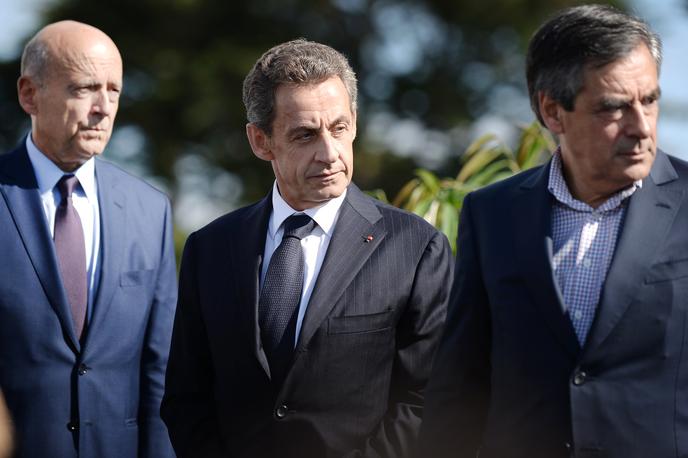 Alain Juppé, Nicolas Sarkozy et François Fillon, en 2015.