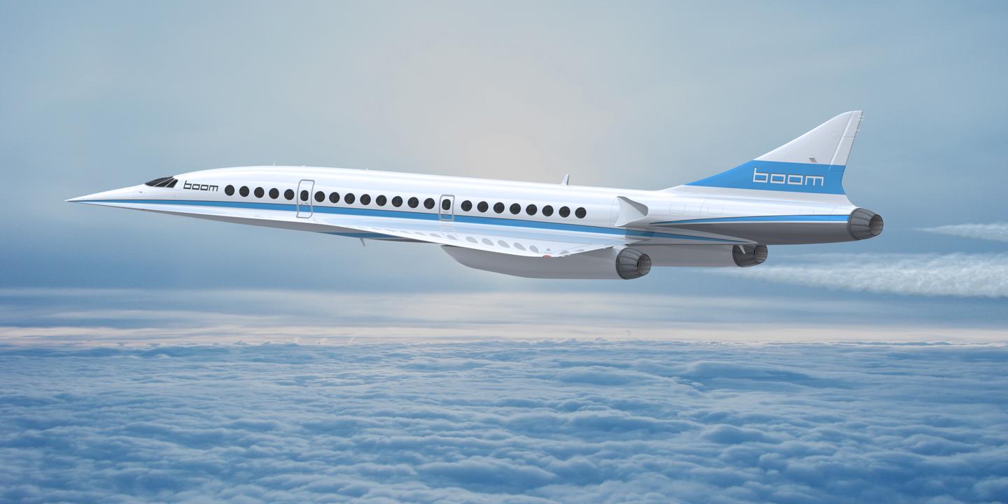 Boom présente son premier prototype d’avion supersonique