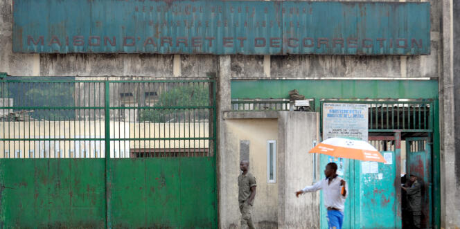 L’entrée de la Maison d'arrêt et de correction d'Abidjan.