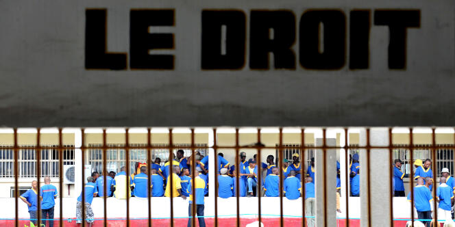 A la prison centrale de Makala, à Kinshasa.