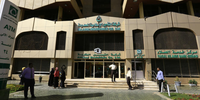 La banque islamique Faisal, à Khartoum, au Soudan, en janvier 2016.