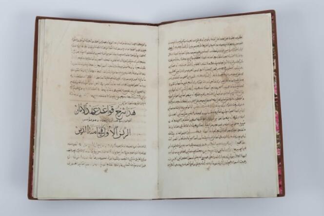 Dostour, Constitution de 1861, Archives nationales de Tunisie.