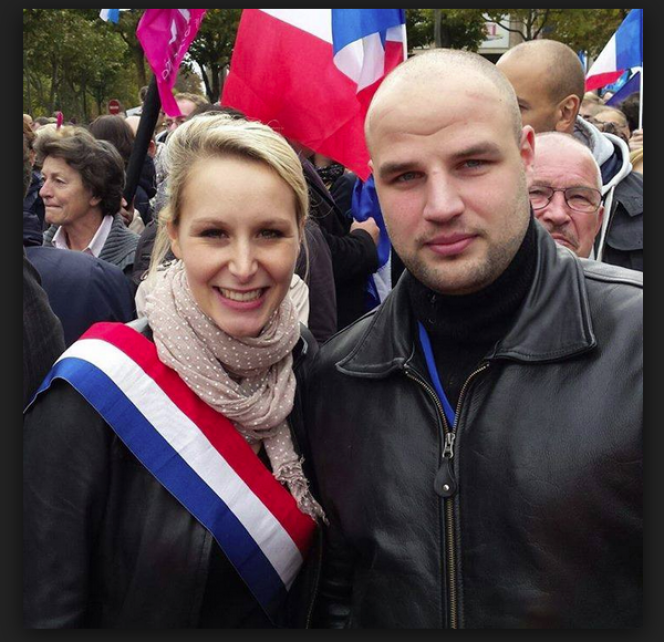 Logan Djian et Marion Maréchal-Le Pen.