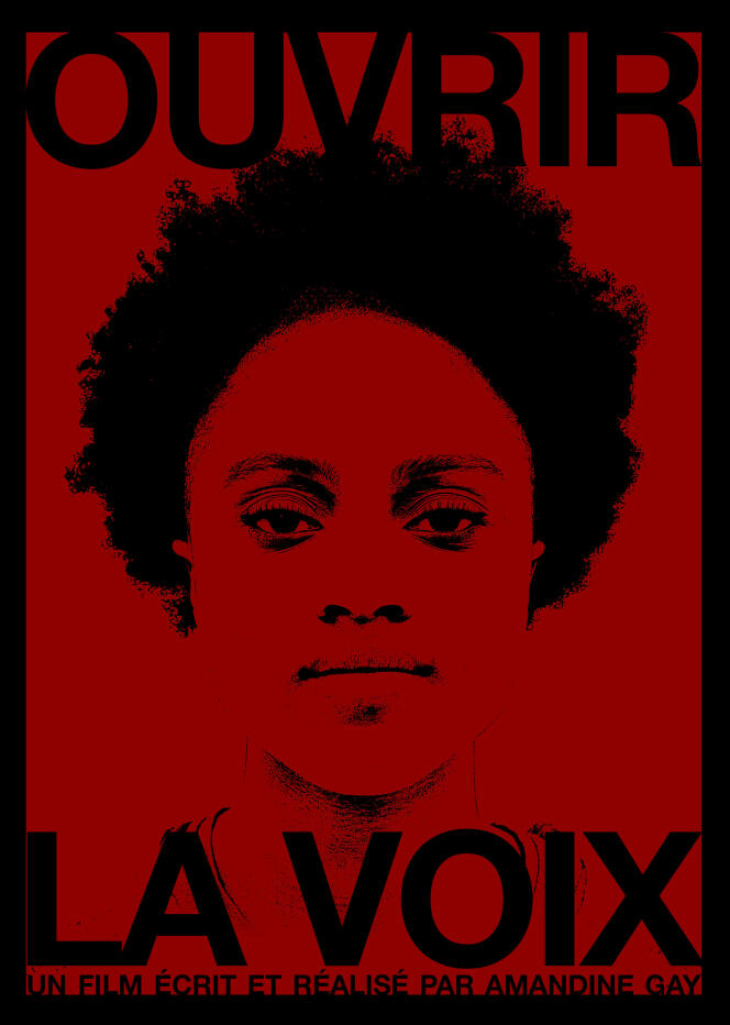 Affiche du film documentaire d’Amandine Gay, « Ouvrir la voix », sorti le 7 décembre 2016.