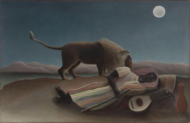 « La Bohémienne endormie », d’Henri Rousseau (1897).