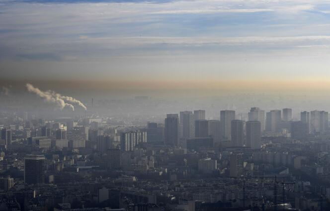 Pic de pollution à Paris le 9 décembre.
