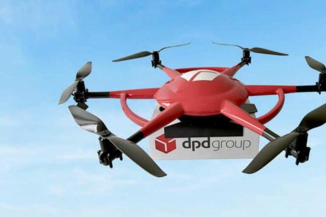 L’hexacoptère de DPD Group (La Poste) peut embarquer jusqu’à 3 kg de charge utile