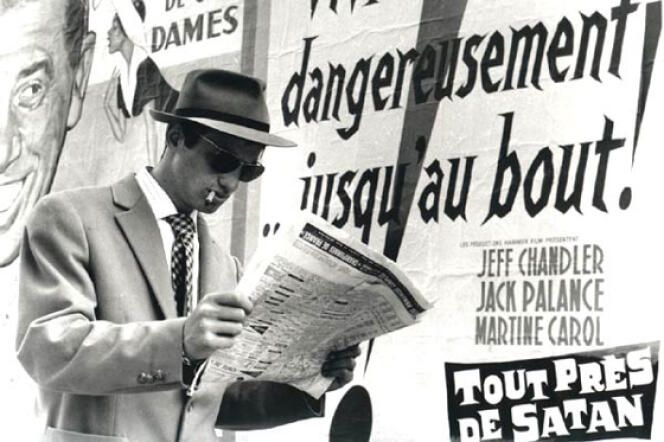 Jean-Paul Belmondo dans « A bout de souffle » (1960), de Jean-Luc Godard.