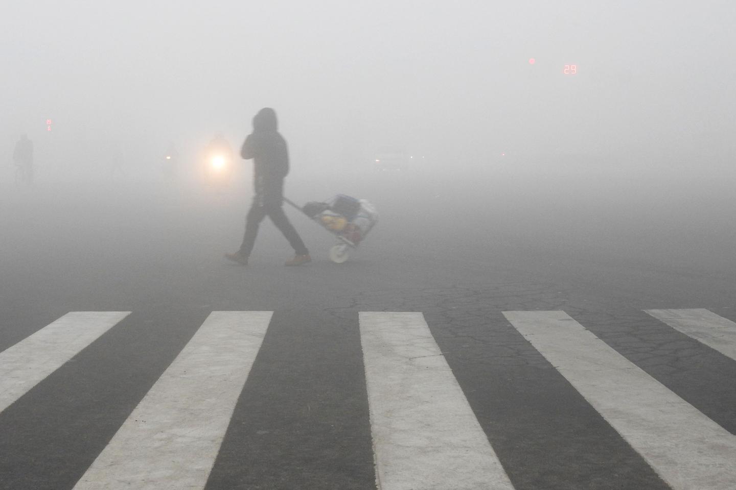 Un épais nuage de pollution s’abat sur la Chine