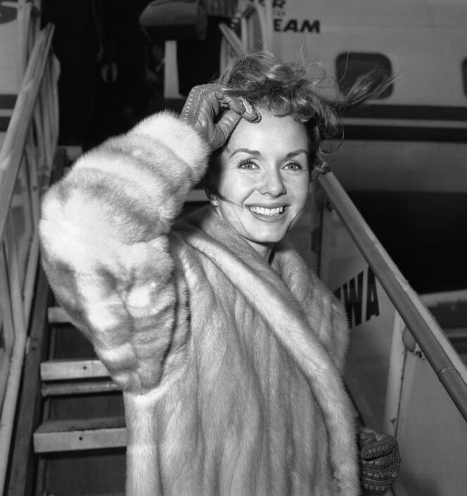 Debbie Reynolds à New York  en Mars 1959.