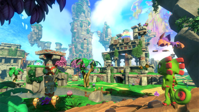 « Yooka-Laylee », disponible le 11 avril sur PC, PS4, Xbox One et Switch.