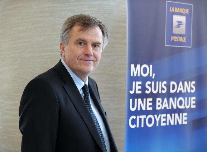 Rémy Weber, le président du directoire de La Banque postale, le 25 février 2014.