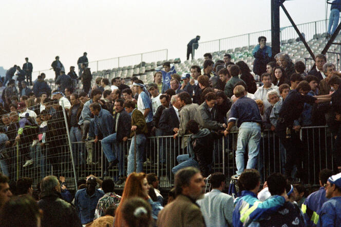 Le 5 mai 1992, une tribune du stade de Furiani, en Corse, s’était effondrée, causant la mort de 18 personnes.