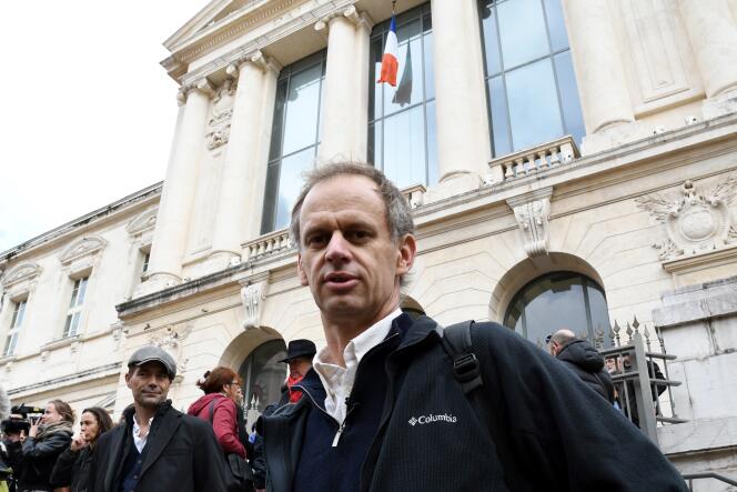 Pierre-Alain Mannoni à son arrivée au tribunal de Nice en novembre 2016.