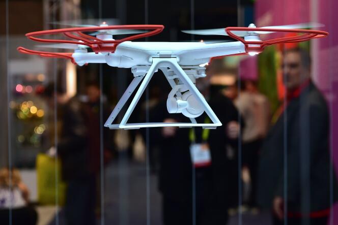 Le Mi Drone de Xiaomi en pleine démonstration le 6 janvier au Consumer Electronic Show (CES)