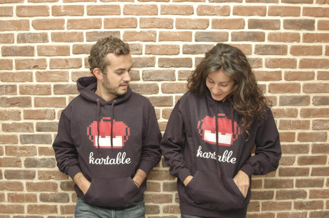 Julien Cohen-Solal et Sarah Besnaïnou, fondateurs de la start-up Kartable.