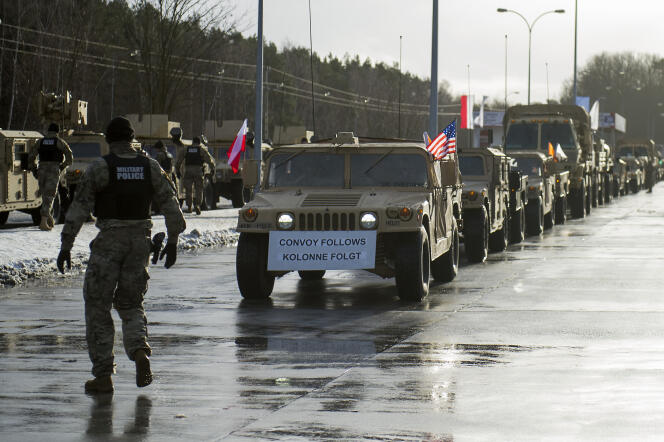 Des soldats américains sont arrivés jeudi 12 janvier en Pologne dans le cadre de l’opération « Atlantic Resolve ».