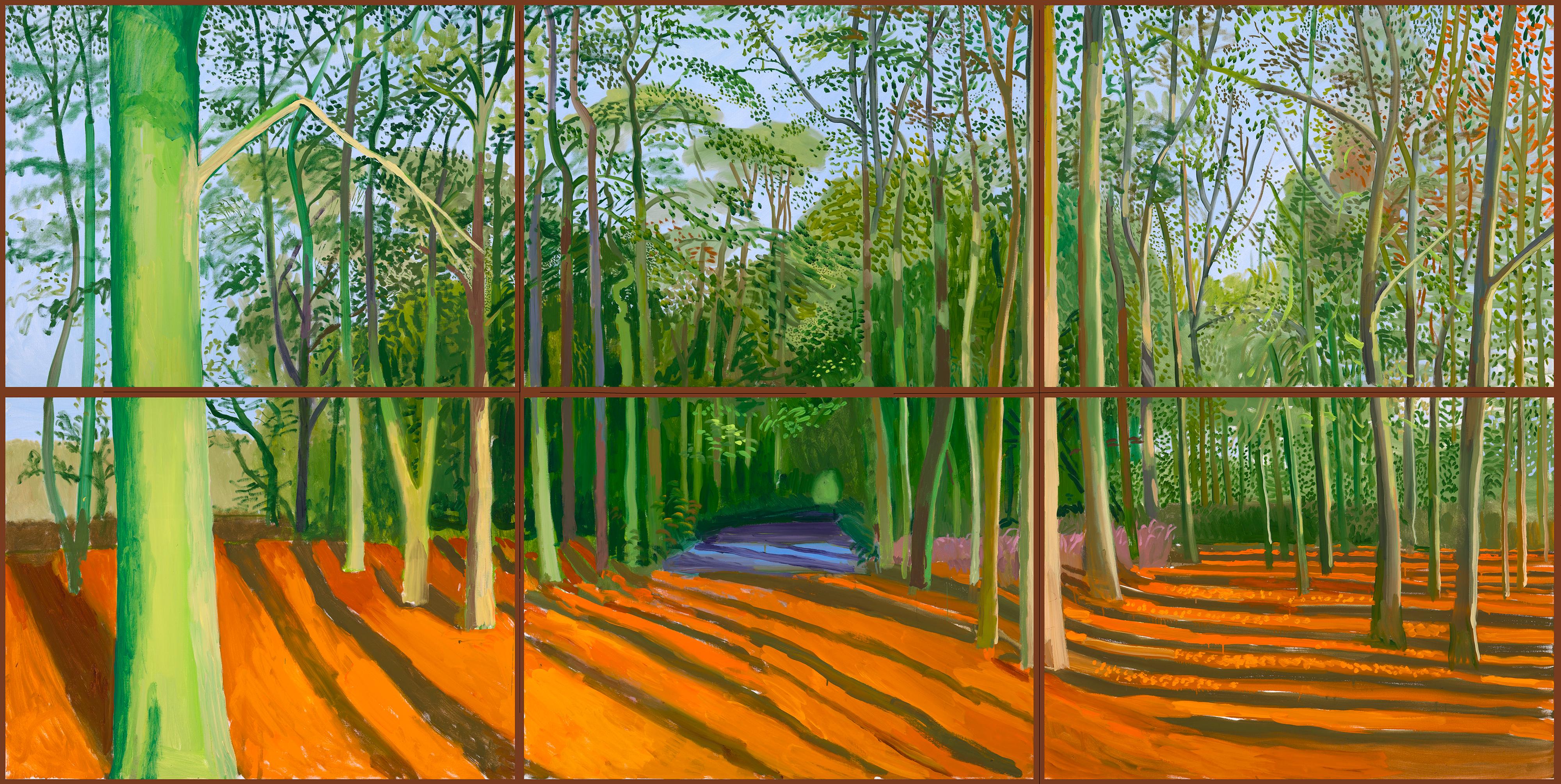 Poster David Hockney Bigger Splash - Impression Sur Toile 80x80 Cm Sans Cadre, Décoration Murale Salon - 5