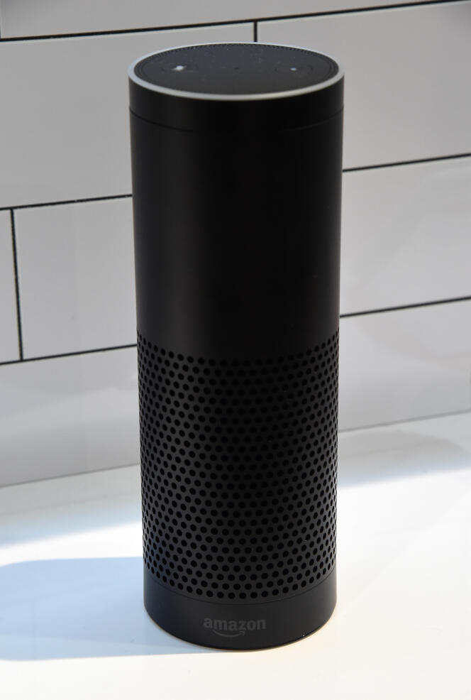 Alexa, l’assistant personnel développé par Amazon intégré dans l’enceinte Echo, en démonstration lors du Computer Electronics Show à Las Vegas, le 7 janvier 2017.