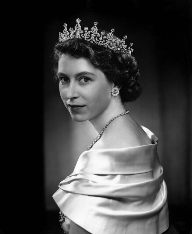 La princesse photographiée à Clarence House, à Londres, en juillet 1951.
