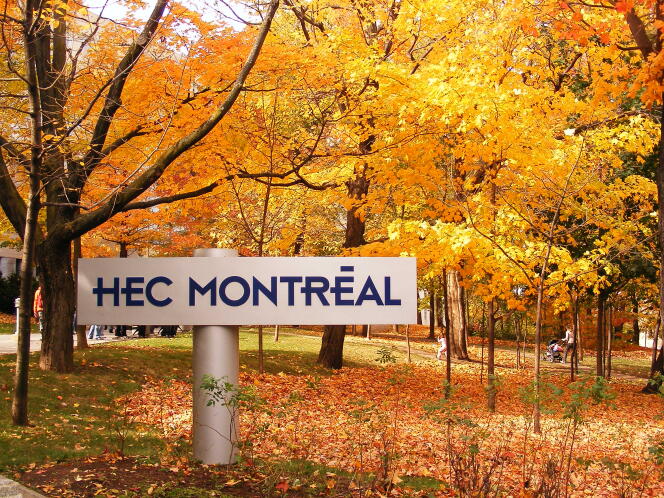 L’une des entrées de HEC Montréal.