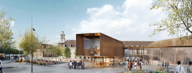 La future Cité Internationale de la gastronomie et du vin, à Dijon, qui ouvrira ses portes dans le centre-ville en 2019.