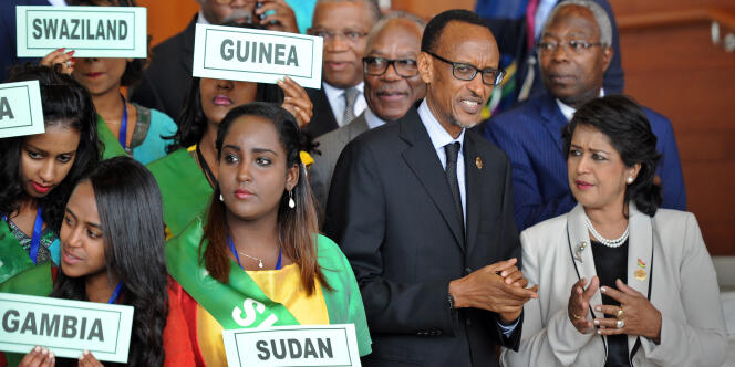 Le président rwandais Paul Kagame lors du 26e sommet de l’Union africaine à Addis-Abeba, le 30 janvier 2015.
