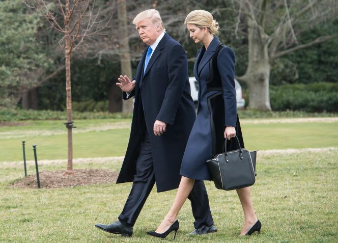 Donald Trump et Ivanka en route pour accueillir le corps du soldat mort au Yémen, le 1er février à Washington.