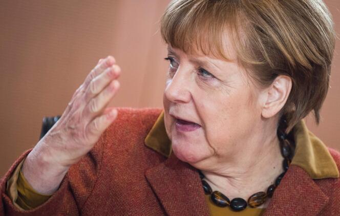 La chancelière allemande, Angela Merkel, à Berlin, le 1er février.