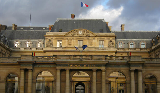 Façade du Conseil d’Etat, à Paris.