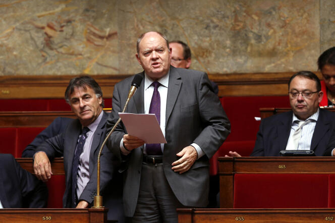 René Dosière à l’Assemblée nationale, en juin 2013, lors du débat sur la transparence en politique.