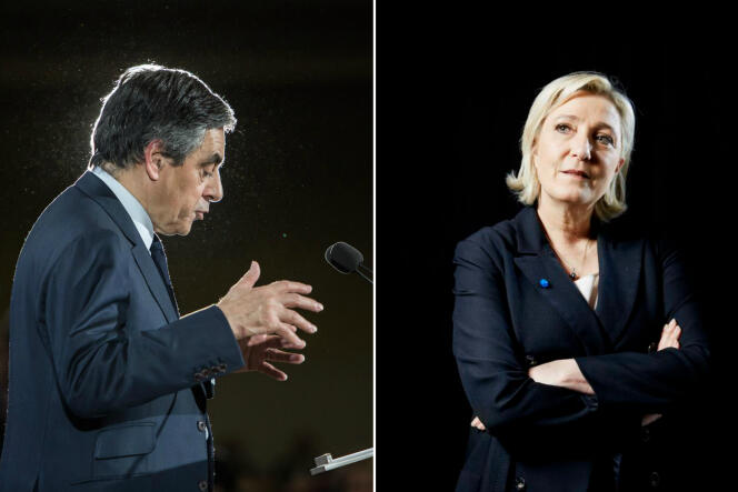 François Fillon et Marine Le Pen, deux candidats se revendiquant comme honnêtes, sont la cible de soupçons.