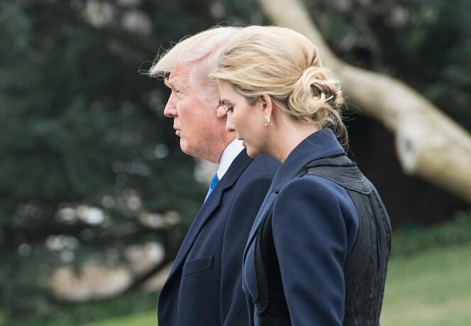 Donald Trump et sa fille Ivanka à Washington, le 1er février.