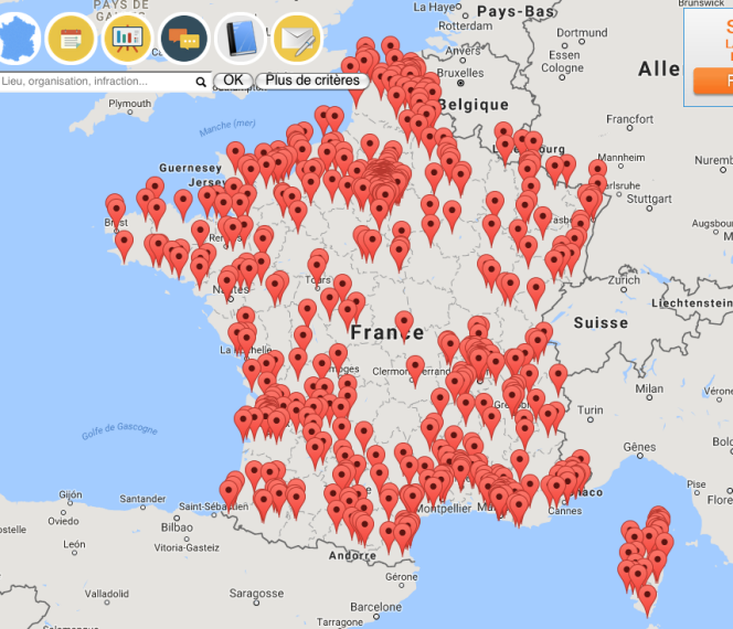 Avec 660 affaires recensées (dont 440 depuis 2014), la carte publiée par Transparency France dessine le paysage contrasté de la corruption sur le territoire.