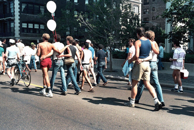 Gay Pride, Chicago, 1985.