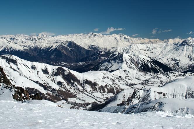 Le glacier de Saint-Sorlin dans les Alpes.