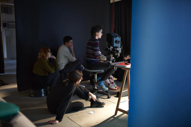 Ecole Nationale Supérieure de la Photographie d'Arles, stage de chambre au studio de l'école.En février 2017