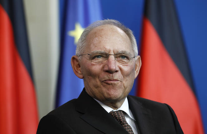 Wolfgang Schäuble, 10 de febrero de 2017, en la Cancillería de Berlín. 