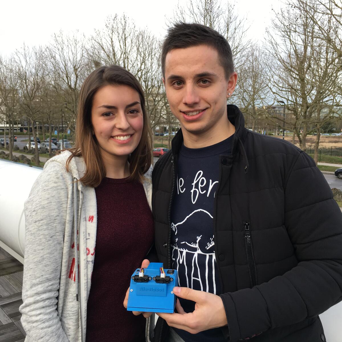 Sonia Antunes et Maxime Michau ont remporté le tournoi avec Aïe Robot.