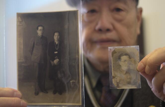 Pan Hsin-hsing, le fils d’une des victimes des massacres du 28 février 1947 (ci-dessus à Taipei, le 8 février).