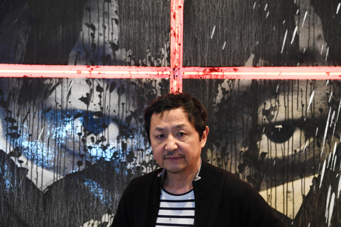 L’artiste chinois Gao Bo à la Maison européenne de la photographie à Paris, le 6 février 2017.