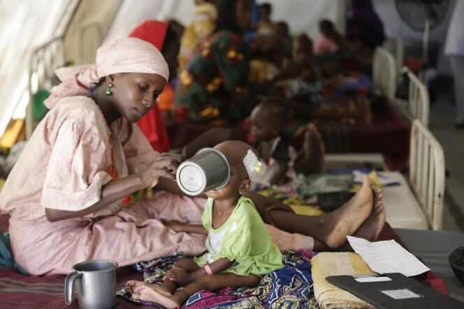 Dans le camp de Maïduguri (Nigeria) géré par Médecins du monde, en août 2016.
