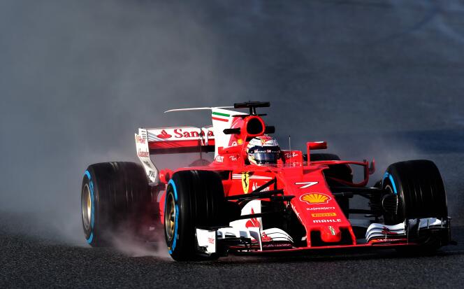 La Ferrari de Kimi Räikkönen, le 2 mars.
