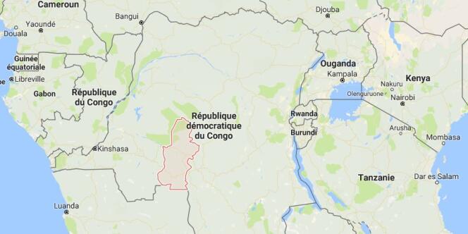 Province du Kansaï-Occidental (zone rouge) en République démocratique du Congo (RDC).