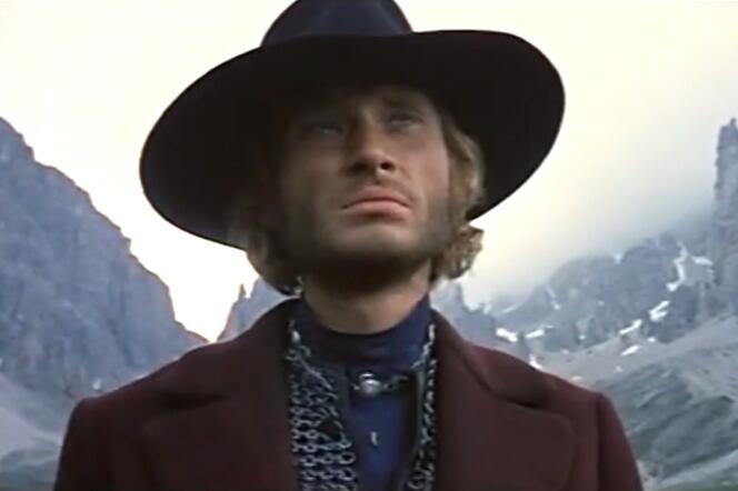 Johnny Hallyday dans « Le Spécialiste », un western réalisé par Sergio Corbucci en 1969.