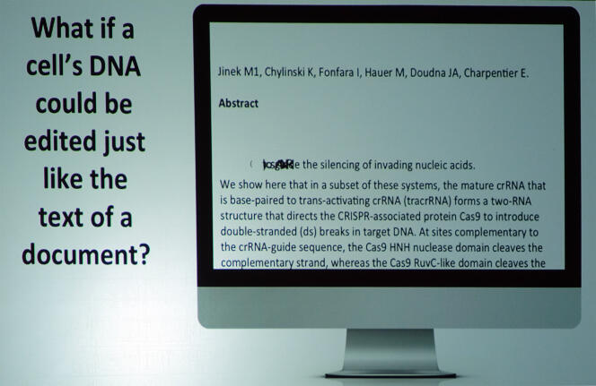 « Et si on pouvait éditer les cellules de notre ADN comme avec un traitement de texte ? »