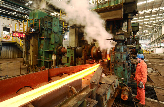 Le site de production Dongbei Special Steel à Fushun (nord-est de la Chine), le 9 mars 2016.