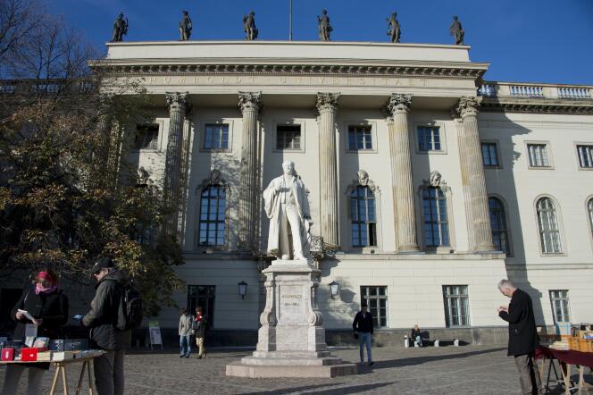 Bâtiment principal de l’université Humboldt de Berlin en 2012.
