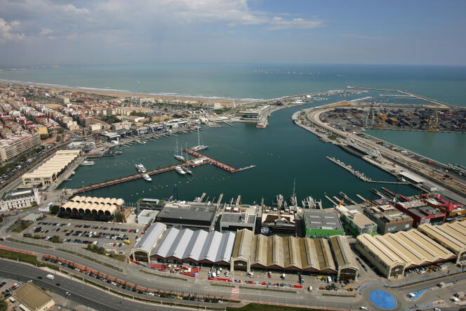 Le port de Valence, en Espagne.