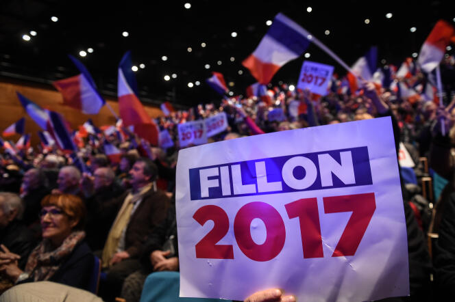 Les soutiens de François Fillon, le 9 mars à Besançon.